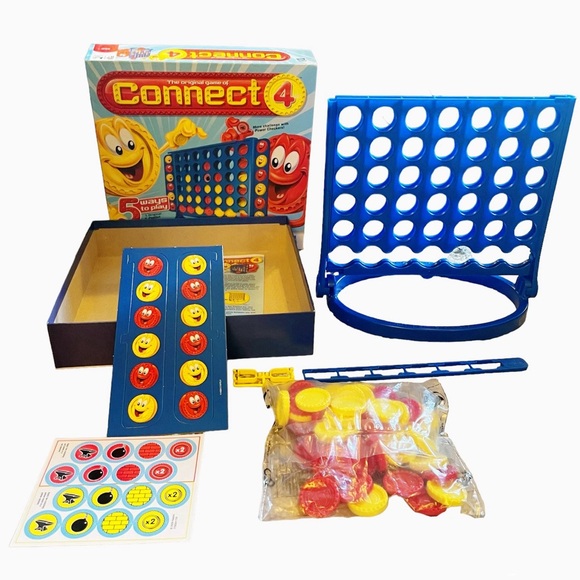 Connect 4 Hasbro Board Game 5 in 1. 5 ways to play - Picture 1 of 6